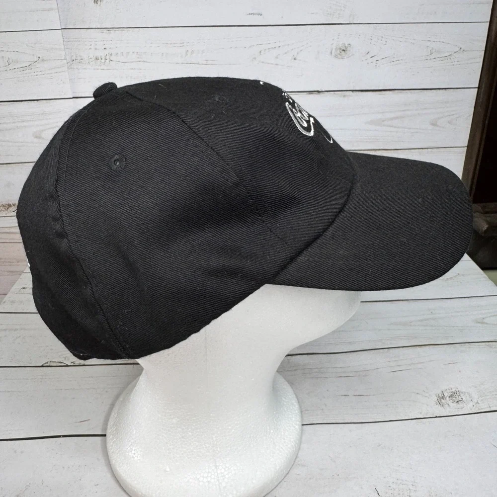 Vtg Coca-Cola Hat 2001 Minnefest Odyssey Black‎ Strapback Cap Head to Toe Promo